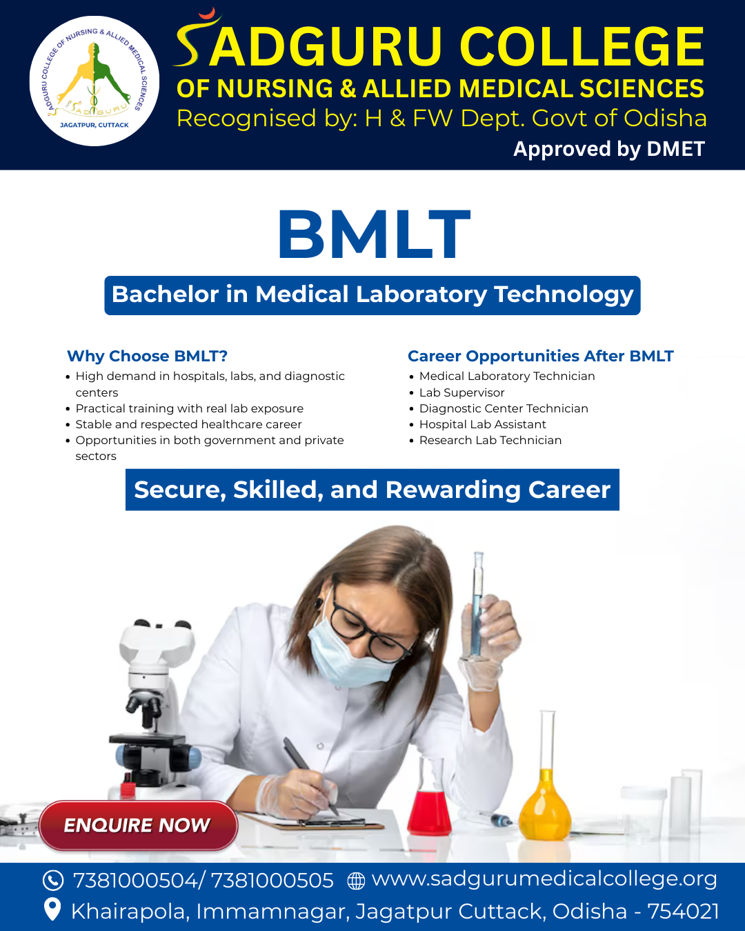 Bachelor in Medical Laboratory Technology