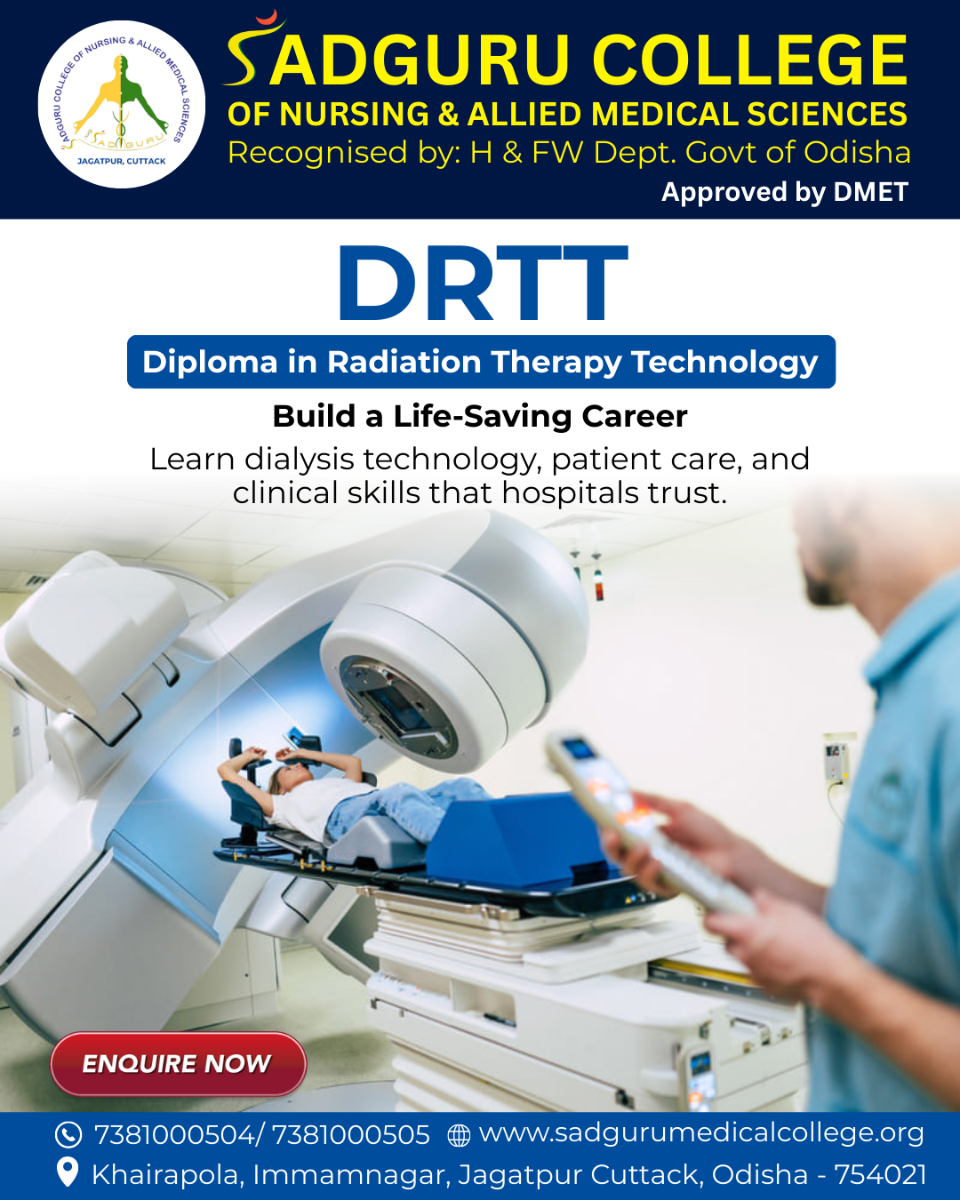 Diploma in Radiation Therapy Technology